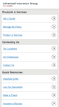 Mobile Screenshot of advanced-insurance.com
